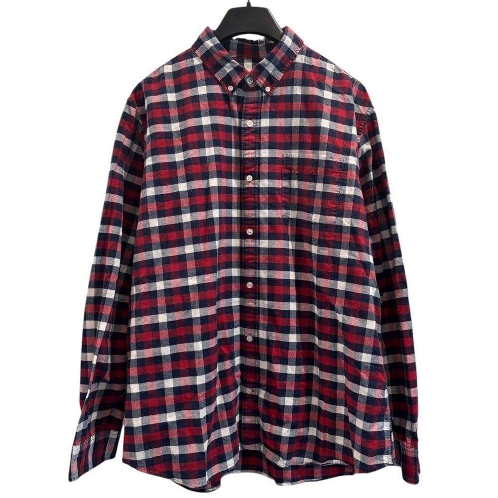 GAP Plaid Button Down Shirt |‎ Stretch Standard Fit | Men’s XL